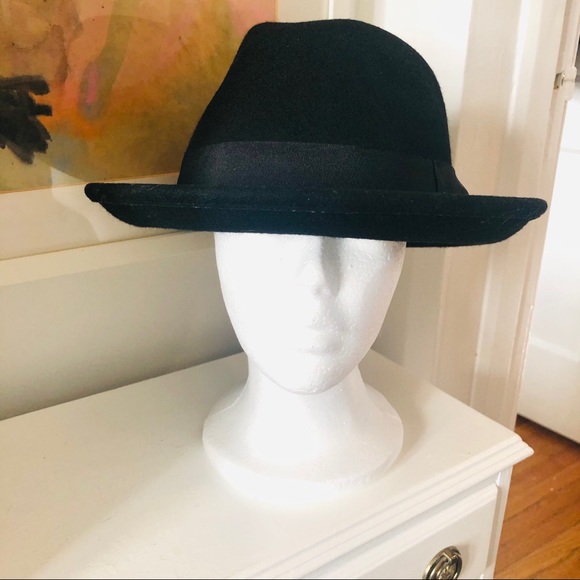 Vintage black wool felt bowler hat - Picture 5 of 12